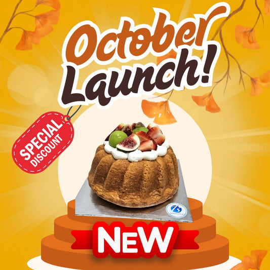 New Launch!  Vanilla Butter Fruit Bundt Cake. Usual $55. Now Only $49