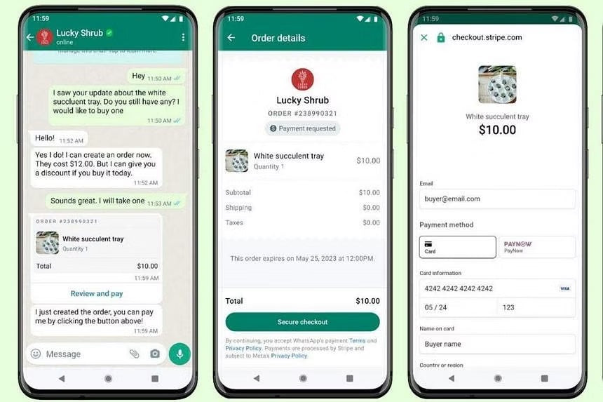 Baker's 13 x WhatsApp for Payments