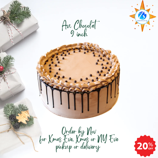 Au Chocolat - 9 inch Xmas/NY Deal