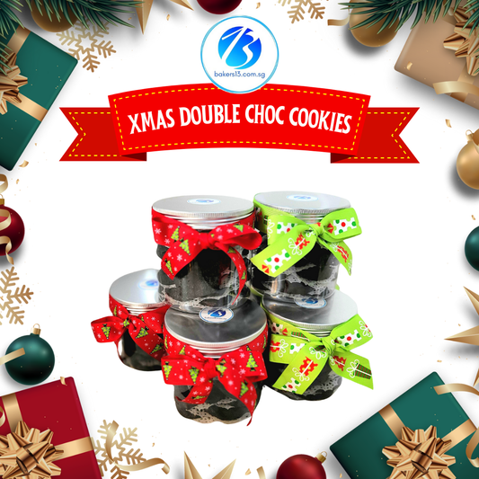 Christmas Double Choc Cookies
