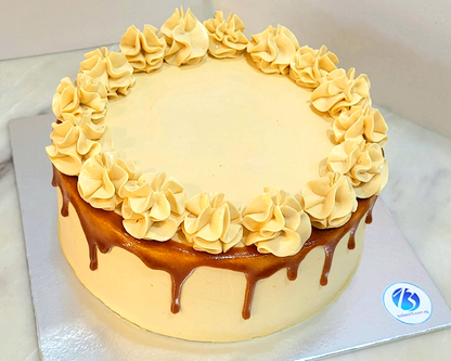 banoffee coco banana chocolate toffee cake
